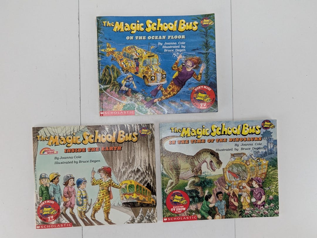 Vintage Scholastic the Magic School Bus Lot of 3 Paperback Books ...