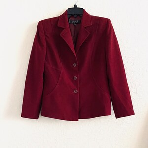 Cherry color blazer outlet