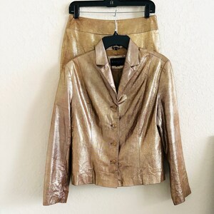 Gold lame blazer store