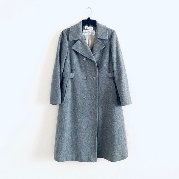 Grey Wool Coat - Etsy