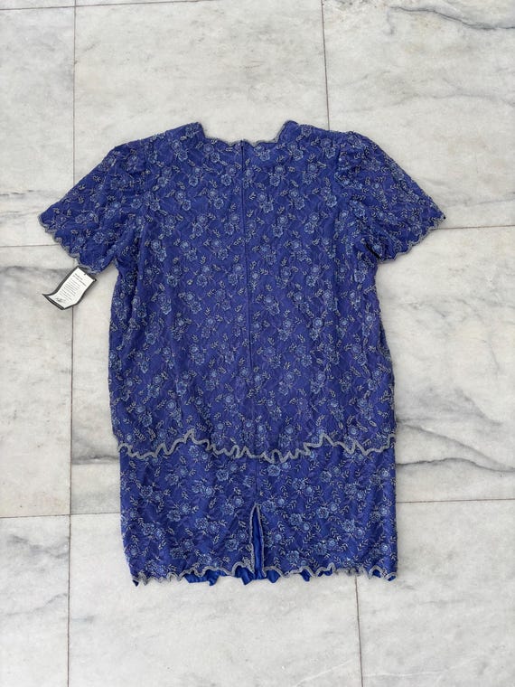 VTG Brilliante Lord & Taylor Dress Purple Sequin Lace Tiered MOB Women 3X  NWT - Etsy Israel