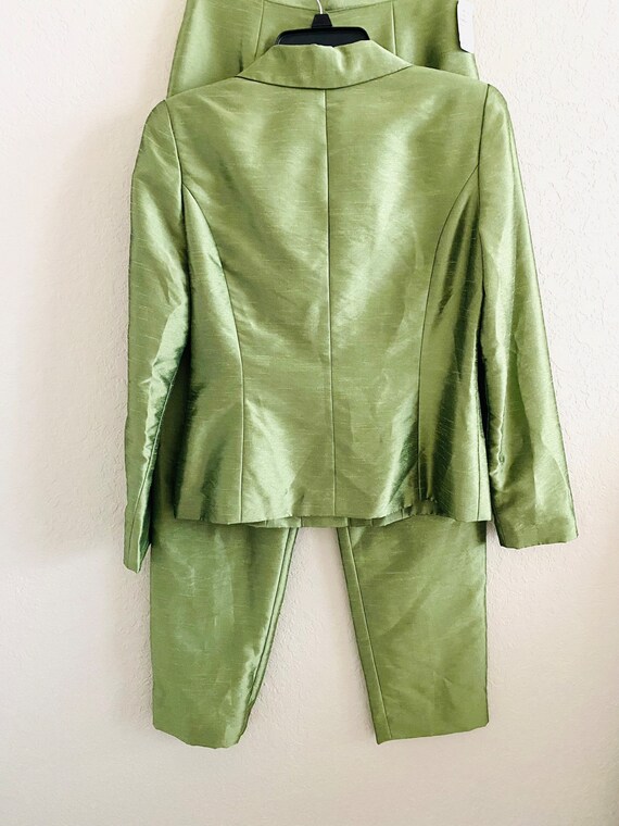 Shomi by Miller Shor Vintage Green 2 Piece Pants … - image 2