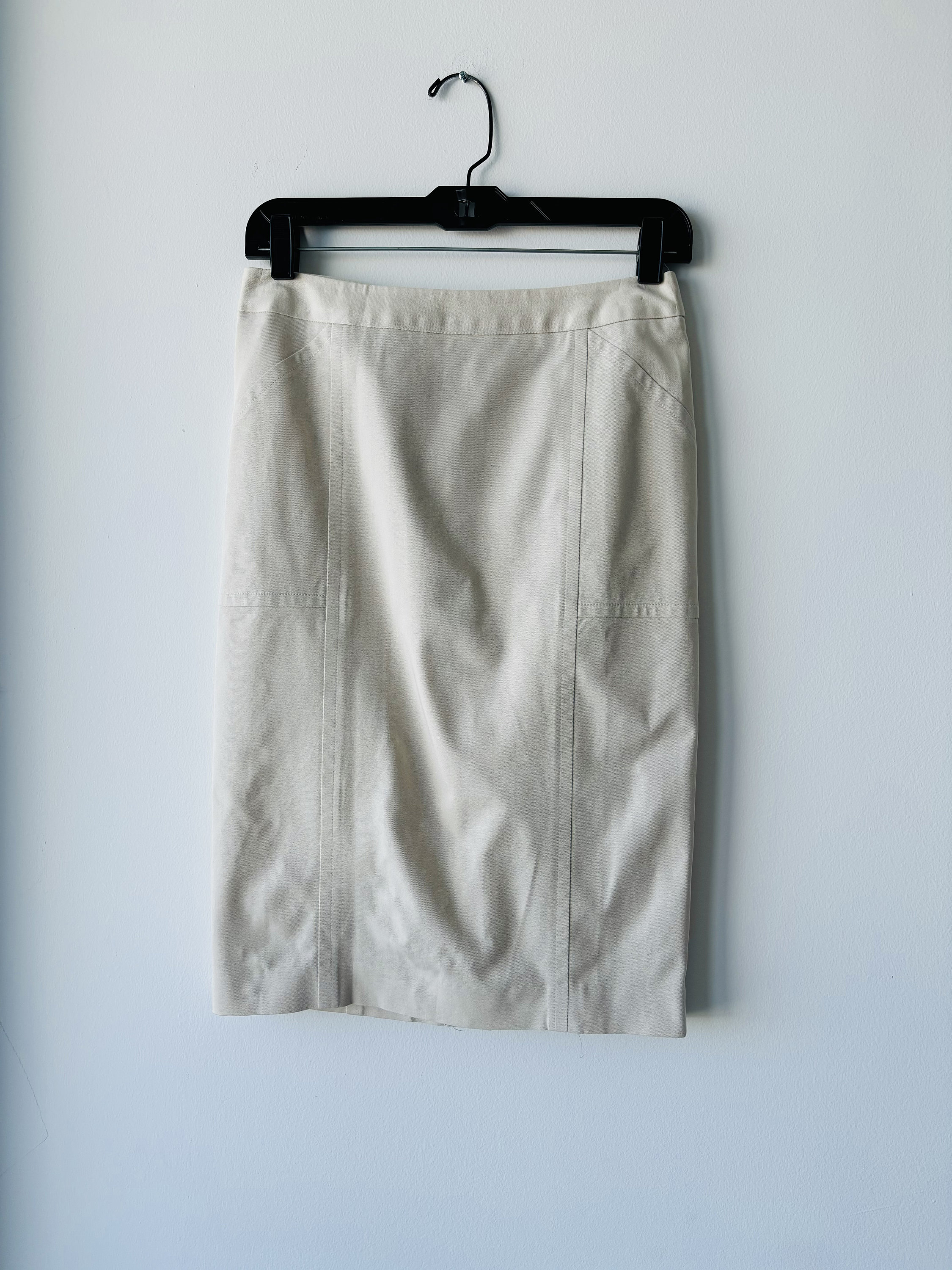 Ivory Pencil Skirt