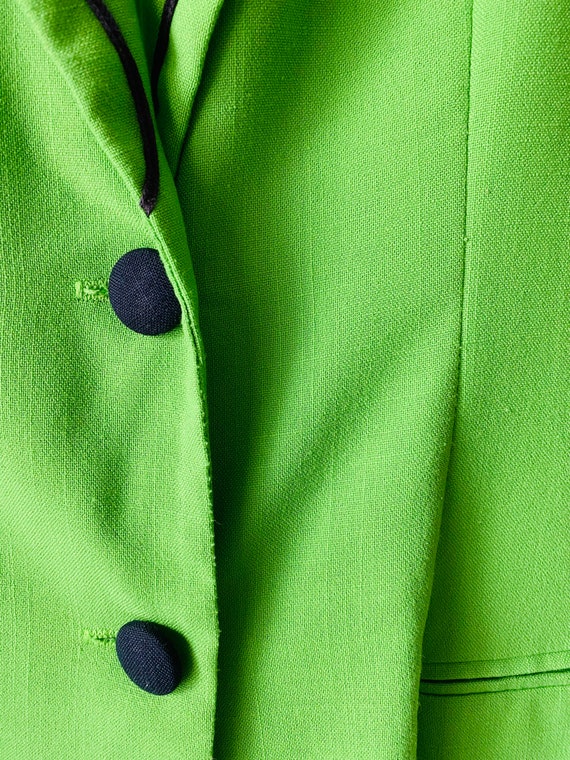 80s Harmony Design Lime Green Retro Blazer 80s Vi… - image 10