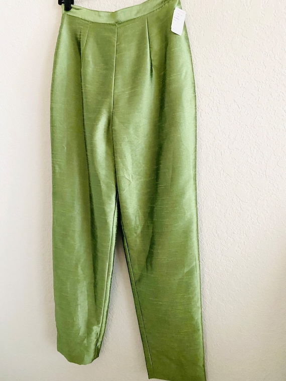 Shomi by Miller Shor Vintage Green 2 Piece Pants … - image 6