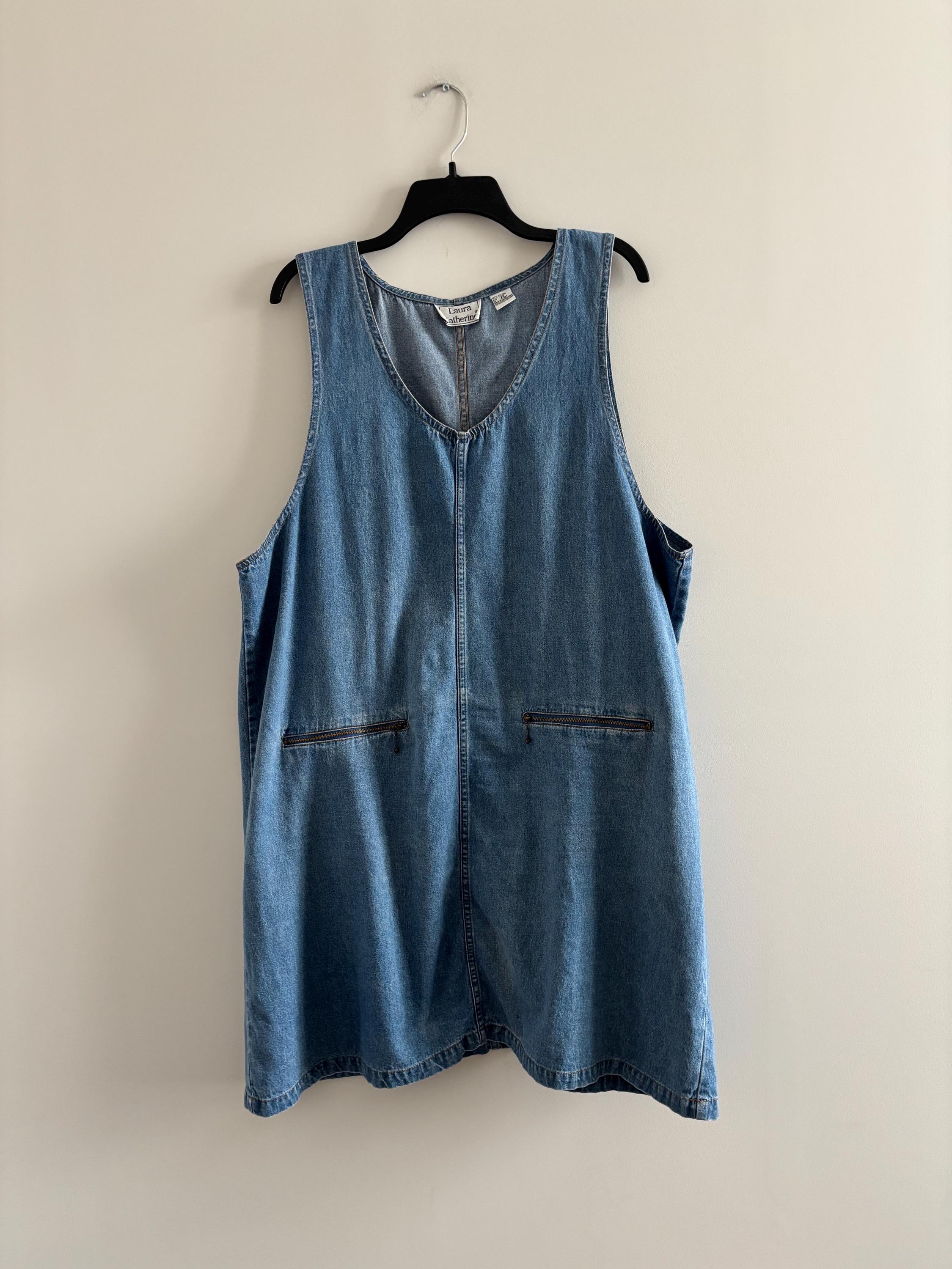 white christmas dresses Girl's Aria Denim Overall Jumper Dress