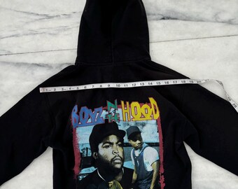 レア】BOYZ N THE HOOD☆ICE CUBE☆Rap☆hoodie VINTAGE Boyz N The