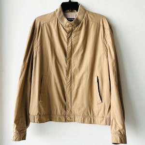 Christian Dior Monsieur Sport Men’s Vintage Tan Bomber Jacket Size 44R
