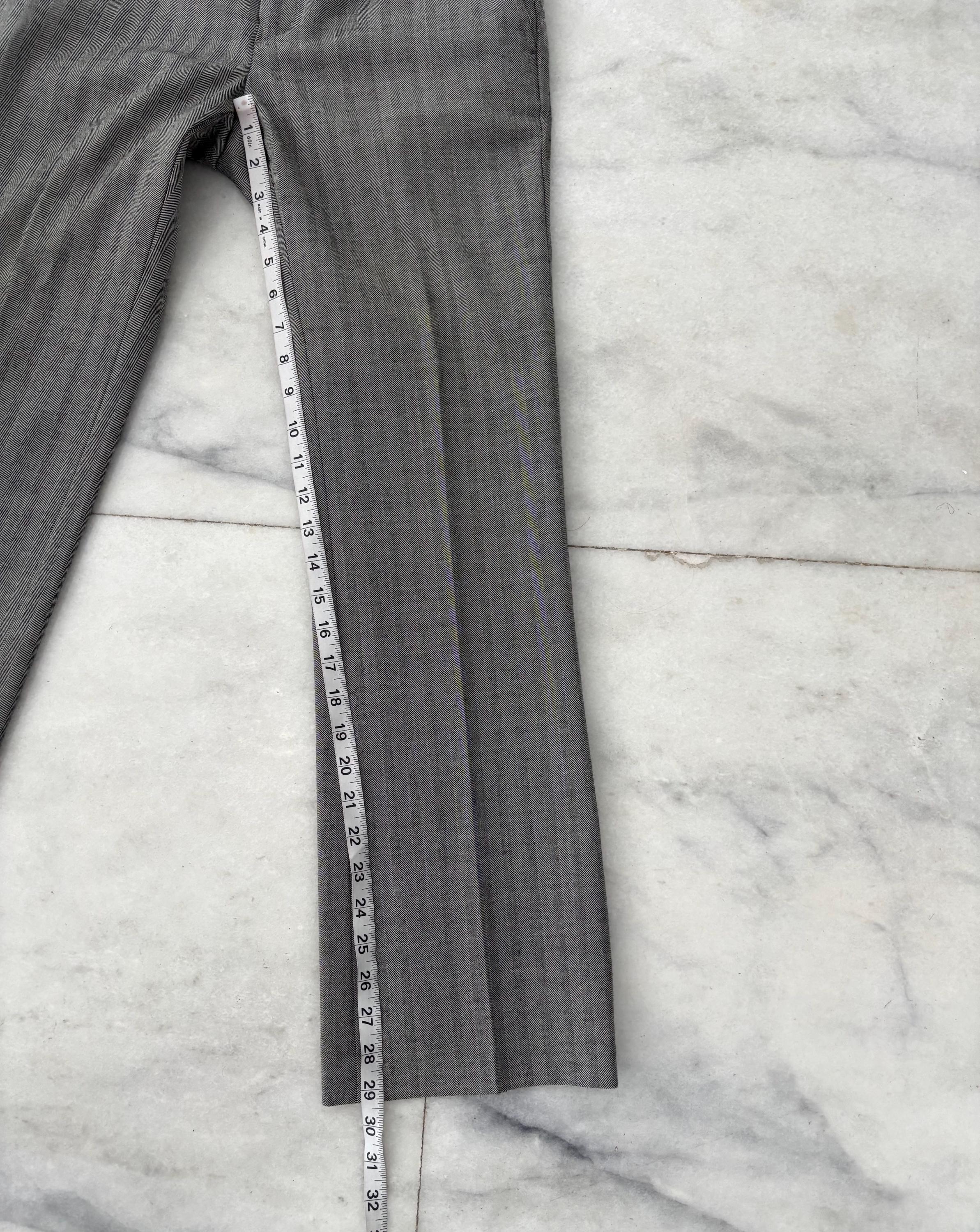 Pantalon Décontracté Banana Republic Taille 2 Gris - 100% Coton, Coupe Martin, Neuf Avec étiquette