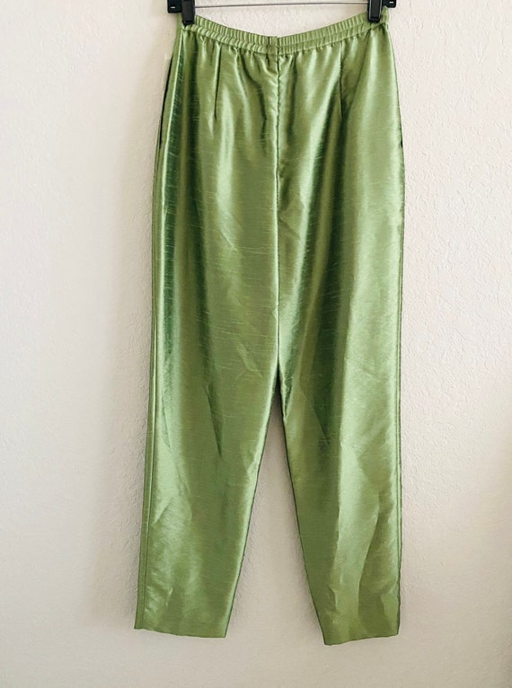 Shomi by Miller Shor Vintage Green 2 Piece Pants … - image 5