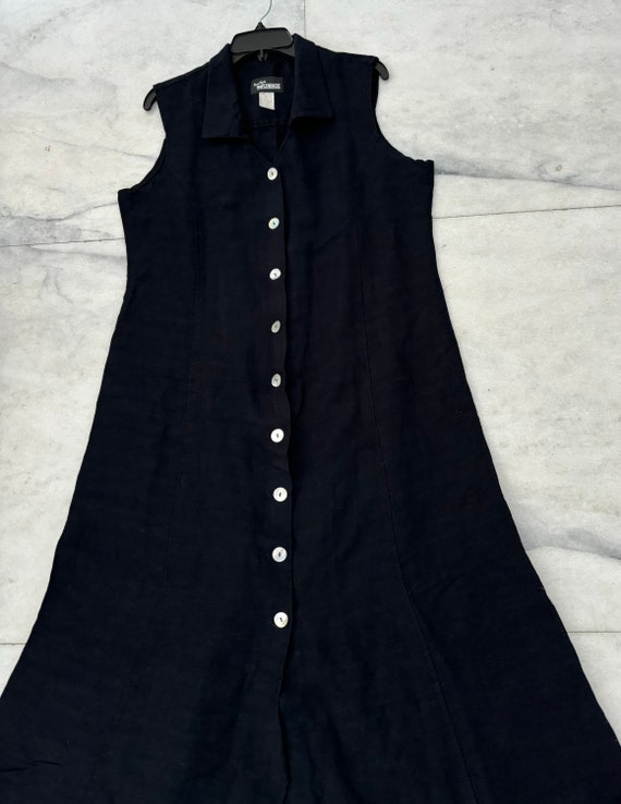Black button maxi dress 2025