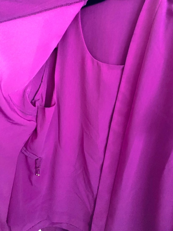 K.C. Studio Vintage Purple Chiffon 2 Piece Outfit… - image 4