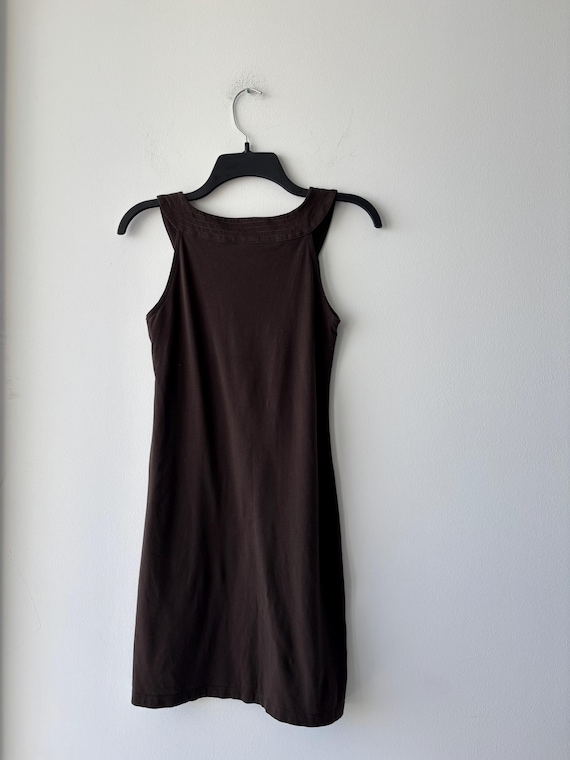 ann taylor loft brown dress Ann Taylor Loft Dress Brown & White Size 12P SKU 000197-5 – Designers On A  Dime main image 0