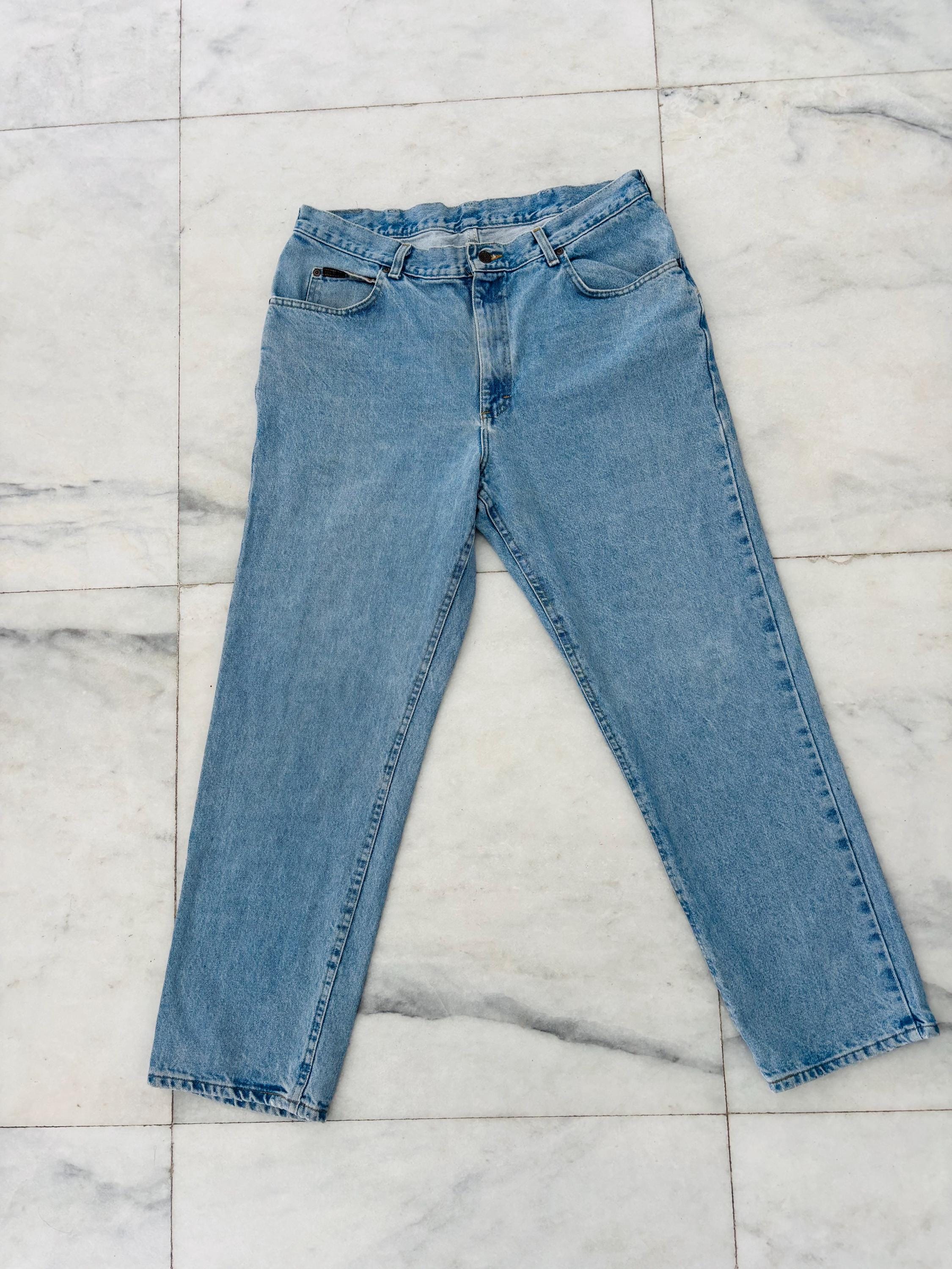 VTG Lee Jeans Straight Leg Relaxed Cotton Men's 36X30 Cowboy