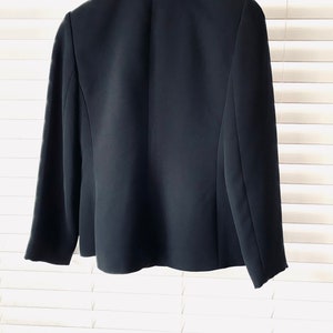 90s Casual Corner 5 Button Black Blazer image 6