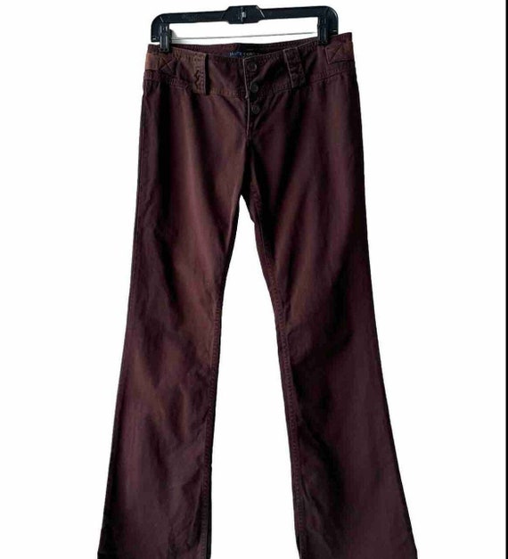 Vintage Juicy Couture Y2K Brown Flare Cotton Pants