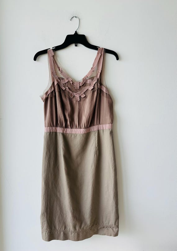 ann taylor loft brown dress Vintage LOFT Brown Suede Leather Button Front, Belted Midi Dress with – The  Thrifty Hippy