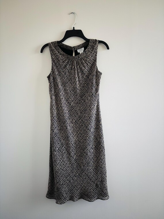 90s Vintage Ann Taylor LOFT Dress Black Beige Print Midi Lined Womens 4 Grunge - Etsy New Zealand 90s Vintage Ann Taylor LOFT Dress Black Beige Print Midi Lined Womens 4 Grunge - Etsy New Zealand