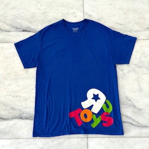 90s Vintage Toys R Us Blue Employee T Shirt Short Sleeve Logo Graphic Large