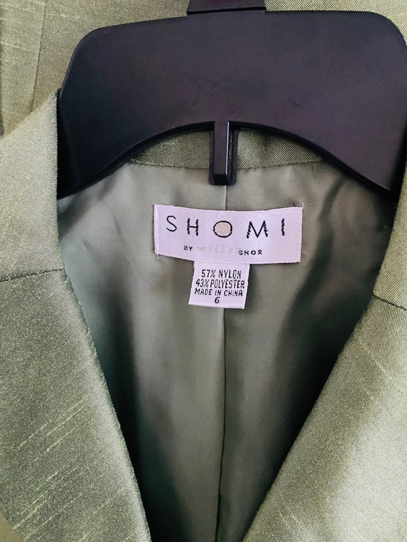 Shomi by Miller Shor Vintage Green 2 Piece Pants … - image 10