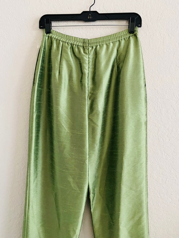 Shomi by Miller Shor Vintage Green 2 Piece Pants … - image 7