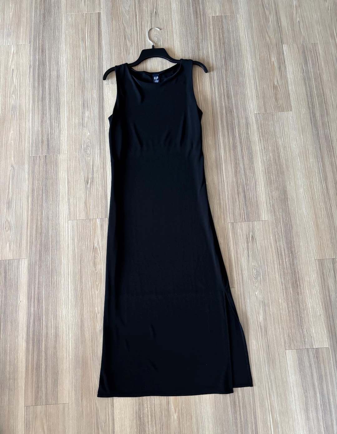 chinese dress ladies GAP Womens Short Sleeve Splitneck Midi Dress Black XS at Amazon Women's  Clothing store