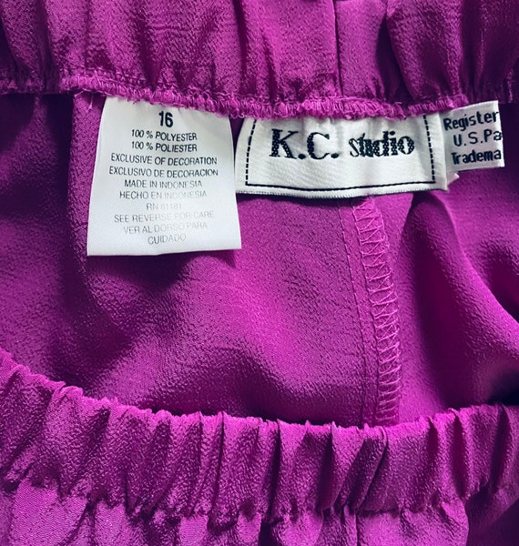 K.C. Studio Vintage Purple Chiffon 2 Piece Outfit… - image 8
