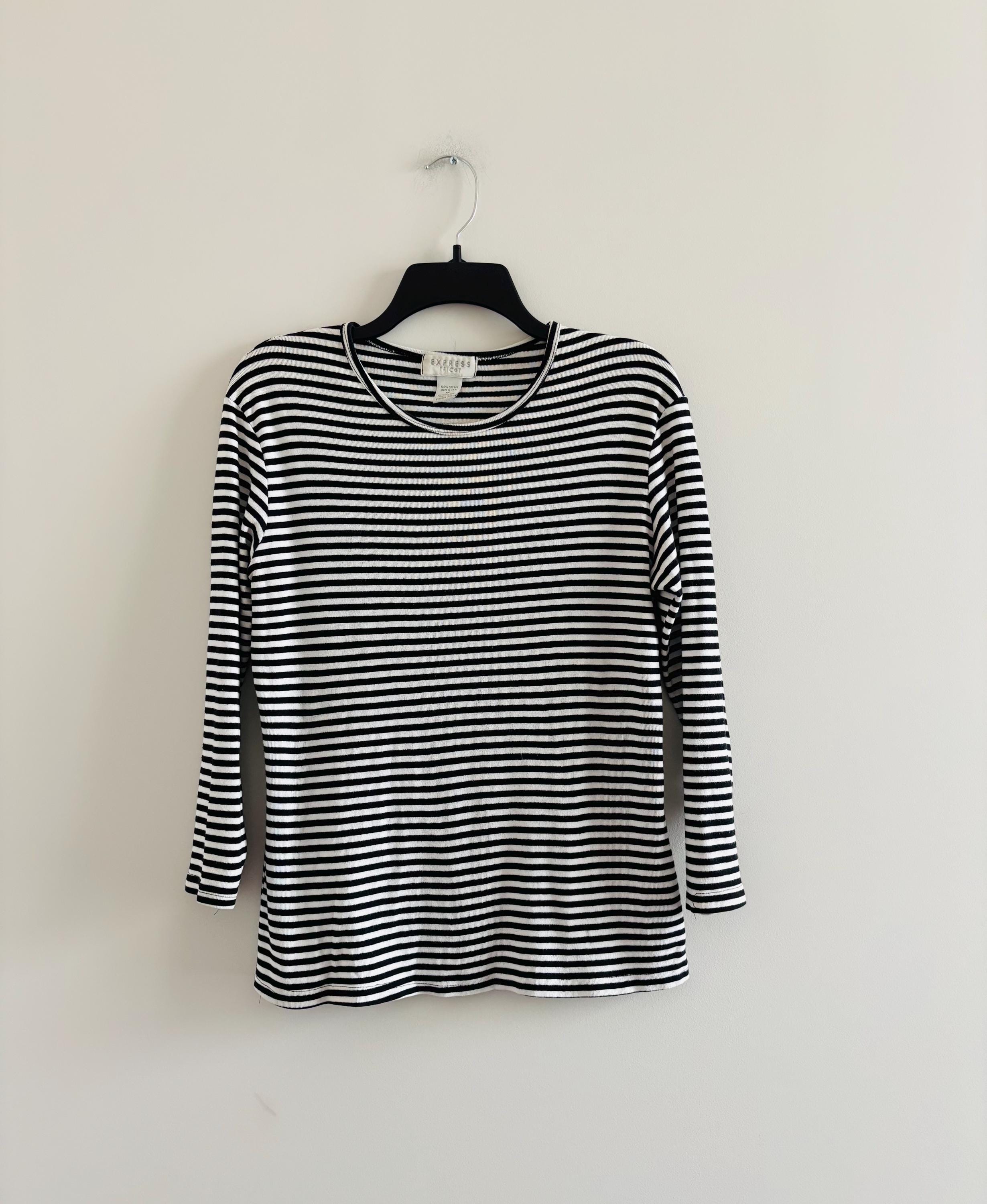90s Striped Tee Long Sleeve - Etsy