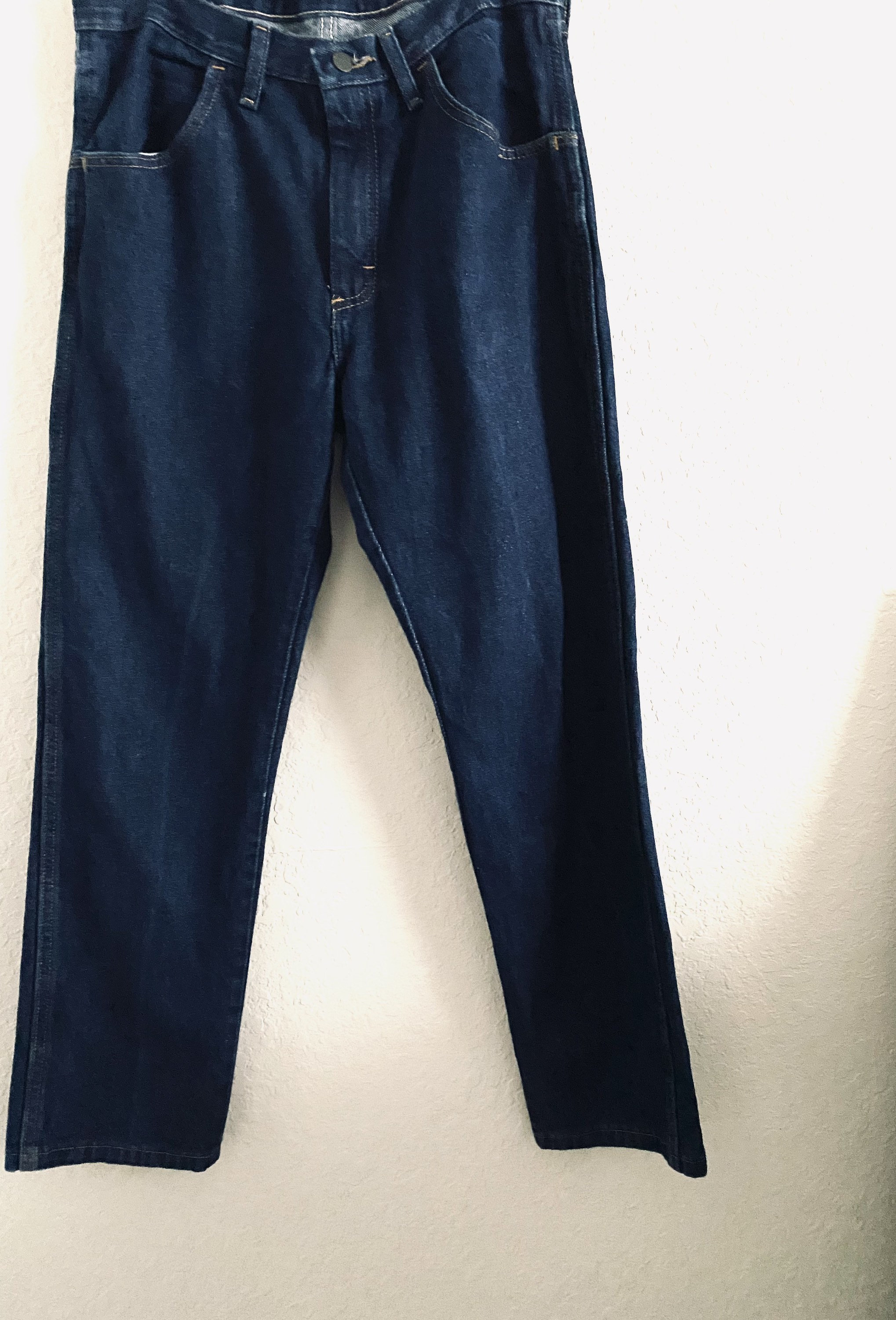 Mens Rustler Vintage Blue Bootcut Jeans Etsy