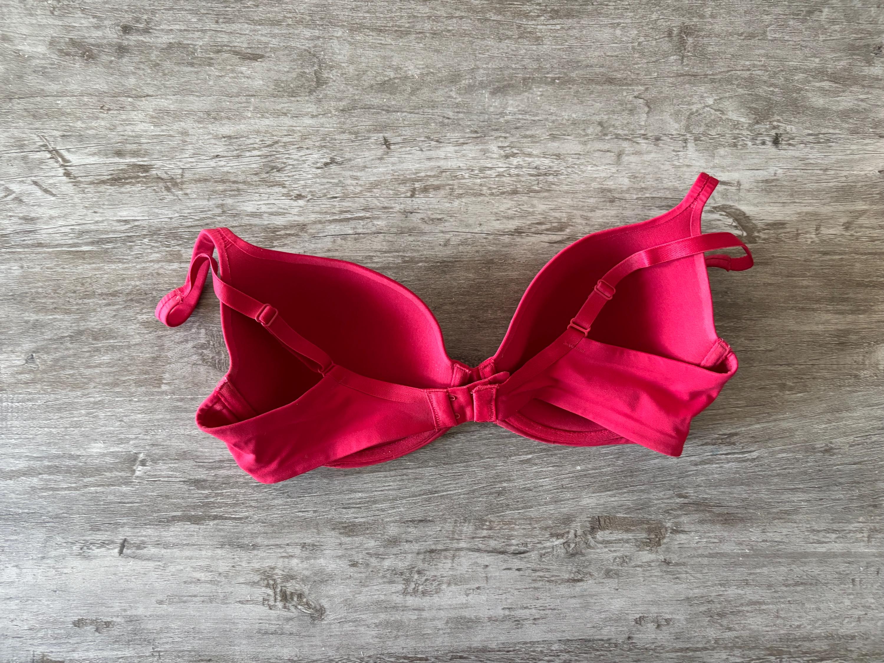 Y2K Victoria’s Secret Lined Demi Bra Body by Victoria Red Womens 36D ...