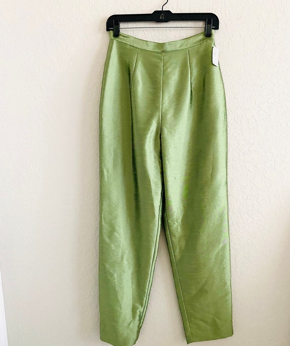 Shomi by Miller Shor Vintage Green 2 Piece Pants … - image 4