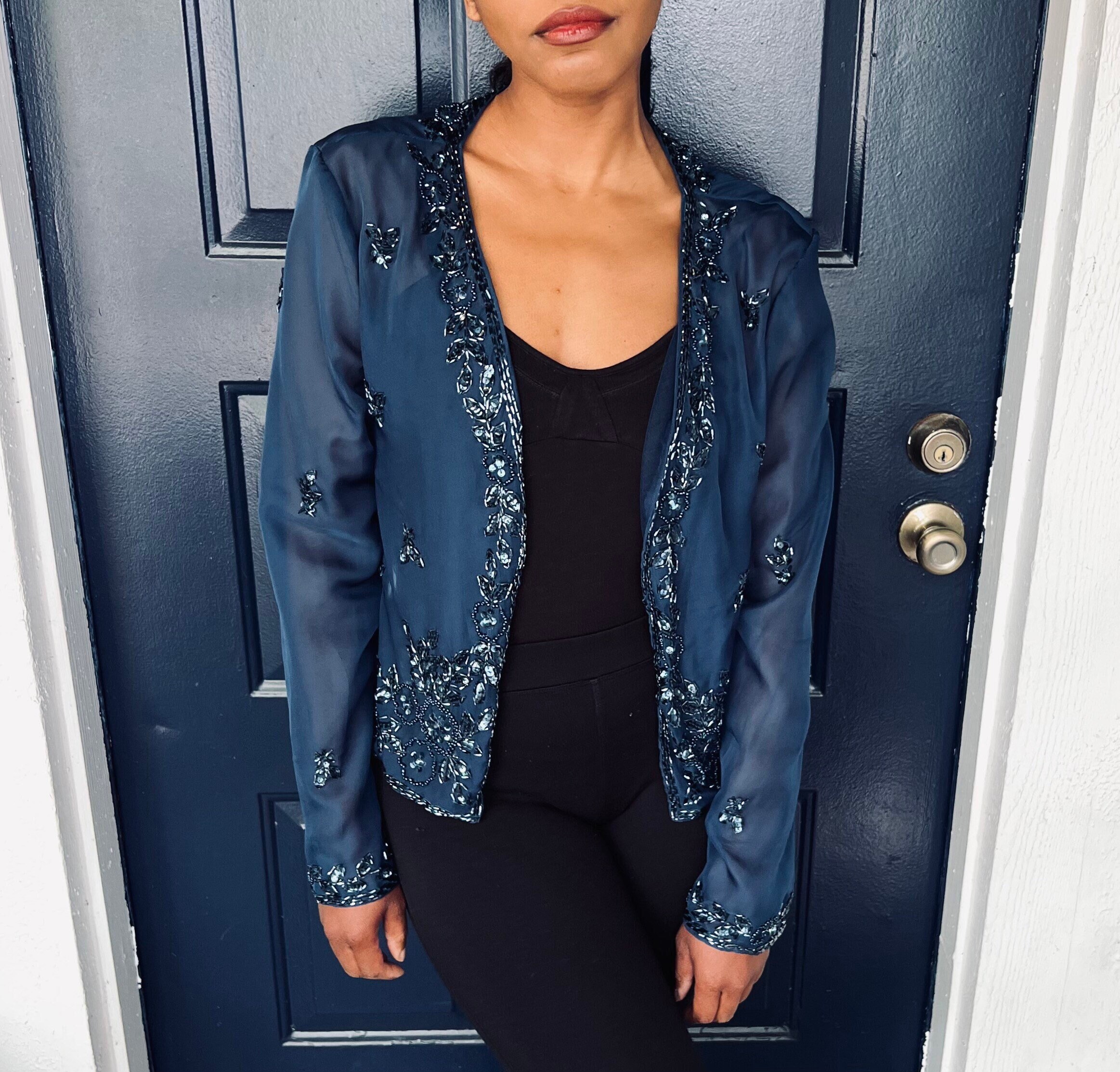 Chiffon Jacket - Etsy