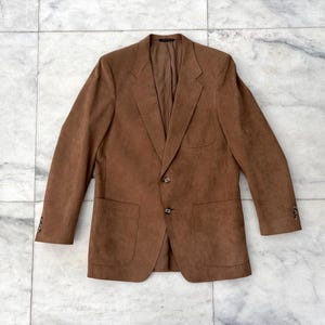 Vintage Jacobsons Northridge Blazer Sport Coat Than Suede 2 Button Mens 42