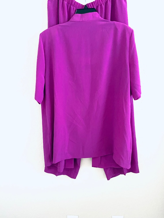 K.C. Studio Vintage Purple Chiffon 2 Piece Outfit… - image 2