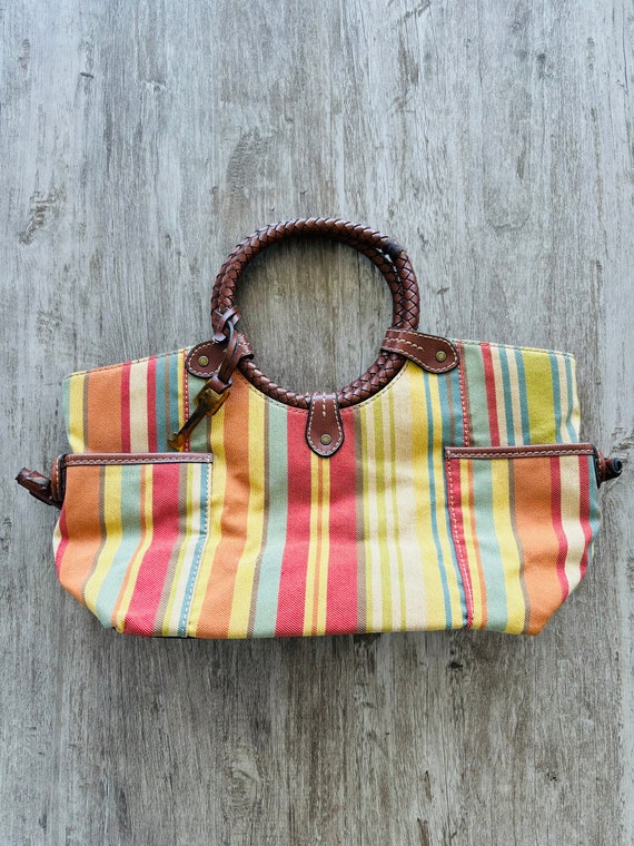 Fossil canvas handbags sale