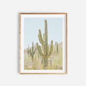 Kaktus Druck, Wüste Wandkunst, digitaler Download, Südwest Dekor, Kaktus Wandkunst, Kakteen Kunstdruck, Arizona Poster, direkter Download
