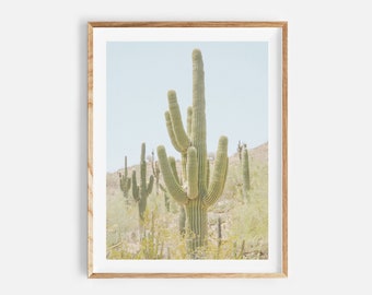 cactus print, desert wall art, digital download, south western decor, cactus wall art, cacti art print, arizona poster, instant download