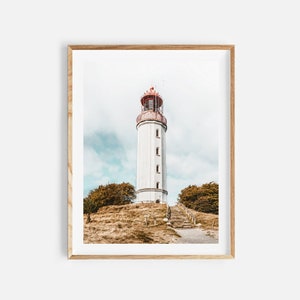 lighthouse print, printable wall art, coastal decor, lighthouse photo, coastal prints, seaside poster, lighthouse wall art, large prints