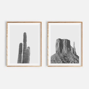 south western prints, set of 2, digital download, arizona poster, black and white decor, south western wall art set, instant download