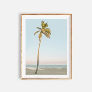 palm tree poster, digital download, palm tree print, tropical wall art, beach poster, palm tree photo, tropical decor, instant download