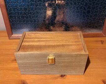 rolling box made from Oak