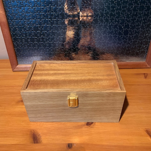 rolling box made from Oak