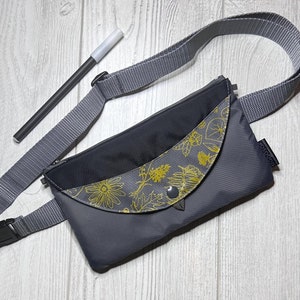 Charcoal fanny pack / Belt Bag /Hip Pack / Bum Bag / Waist Bag / Crossbody Purse / Bags for Women / sac ceinture / sac à main / Convertible
