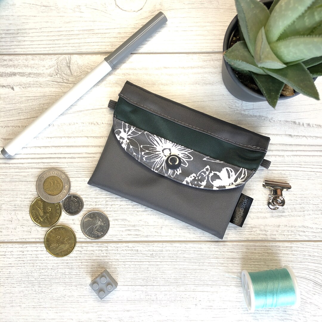 Mini Wallet, Minimalist Wallet, Water Repellent Fabric Card Holder ...