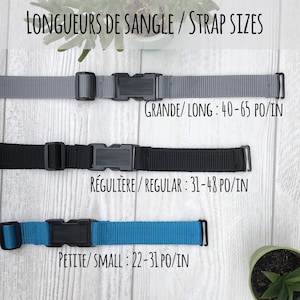Sangle en extra pour Sac Banane de Bagasak (1po) 25mm- extra stap for Fanny pack