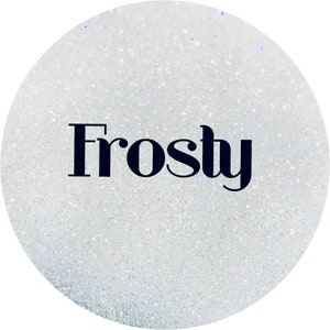 Frosty - White Opal Rainbow Fine Polyester Glitter