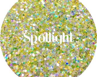 Spotlight - Yellow High Sparkle Small Chunky Polyester Glitter