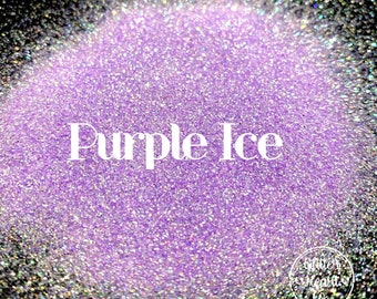 glitter vans purple