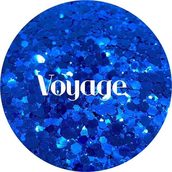 Voyage - Blue Chunky Mix Polyester Glitter