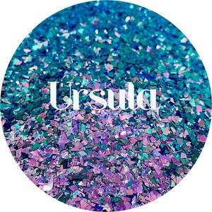 Ursula - Blue to Purple Color Shift Shards - Polyester Glitter